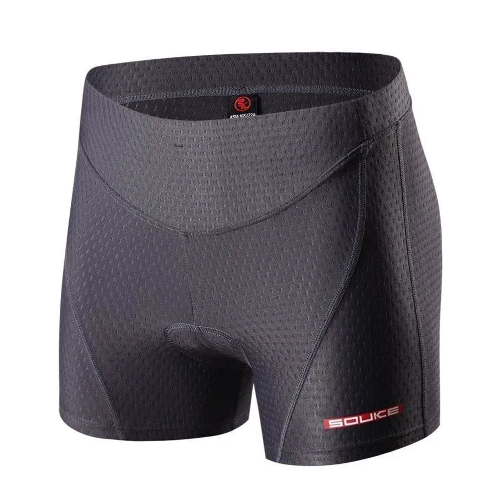 Souke Sports Cycling Shorts Womens Padded Stretch Lightweight Black Large